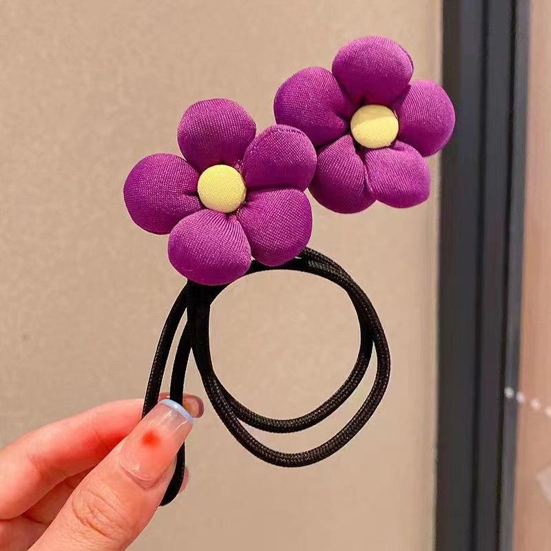 Charm Flower Children's Non-Scraping Ideal Tool Hair Flower Headpiece Hair Braid Maker 1 PC for Girls To Tie Their Hair Up Little Girl Hairpin Styler