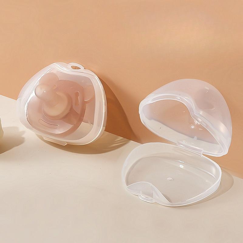2 stuks/set Baby Speen Opbergdoos Baby Draagbare Speen Container Doos Voedselkwaliteit Tepel Koffer Baby Voeding Verpleging Accessoires