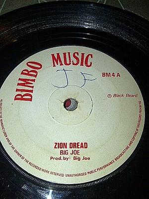 7inch Record BIG JOE / DERRICK MORGAN - Zion Dread / What A Disturbance BM4 Bimbo Music UK Reggae, Ska & Dub Used