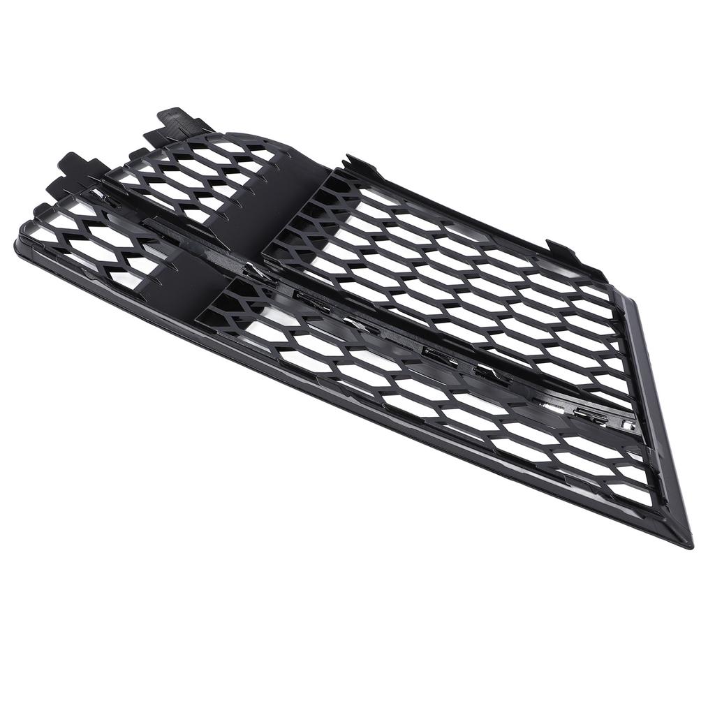 Fog Light Grill With Chrome Trim High Toughness Long Lasting Use Easy Installation for A3 S3 2017 To 2019 Left: