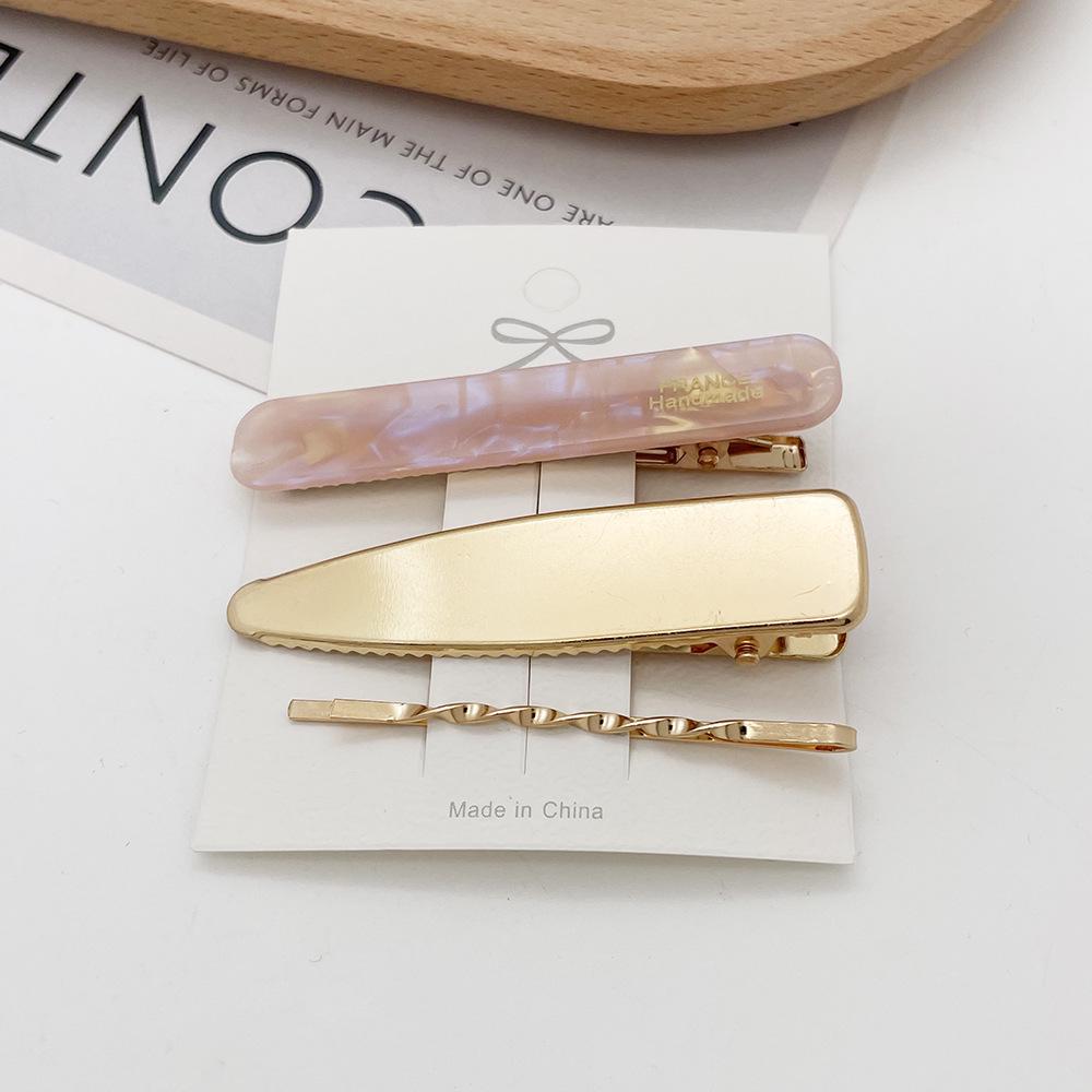 Japanese Elegant Hair Clip Set: Fashionable Duckbill Clips for Women