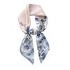 Summer Literary Flowers Chinese Style Small Square Scarf Going Out Windproof Age-Reducing Headscarf Decorative Headband Fashion Silk Scarf
