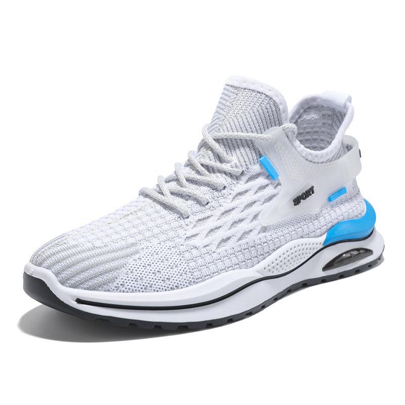 Men's Shoes 2024 New Men's Summer Mesh Breathable Shoes Trendy Running Flying Weaving Trendy Casual Sports Shoes