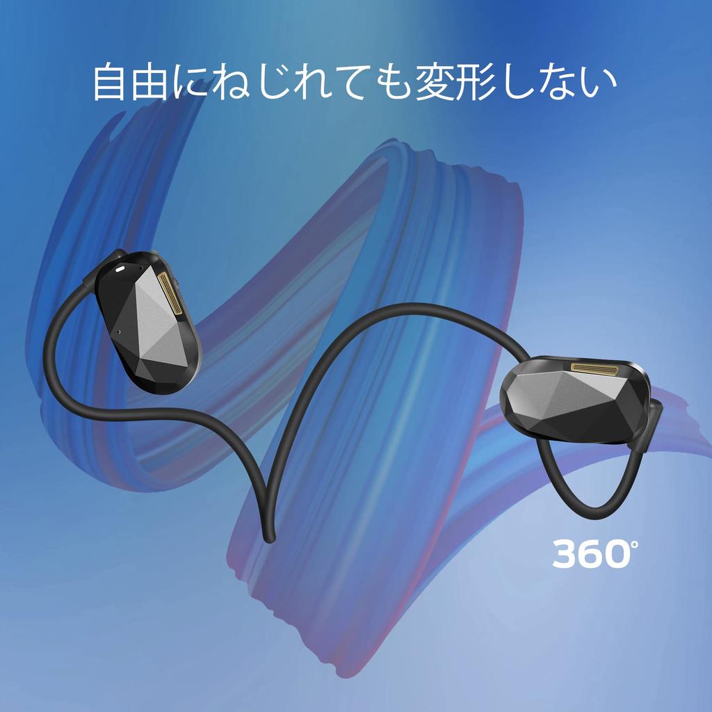 Latest Air Conduction Wireless Earphones Monster Air Conduction Earphones Open Ear Earphones Sound Quality 8 Hours of Continuous Use Conduction