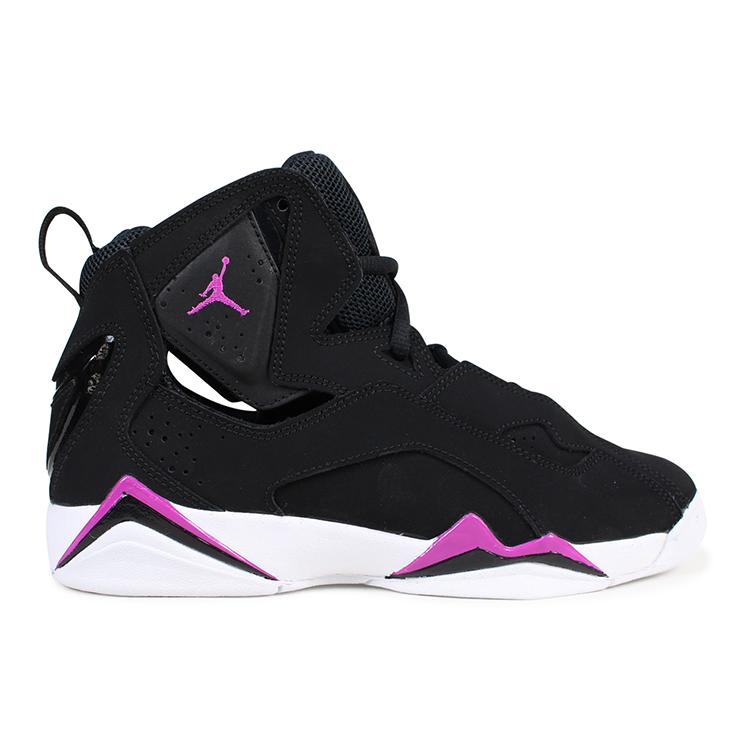 Jordan True Flight Negro Fucsia Explosión Blanco GS 342774-001