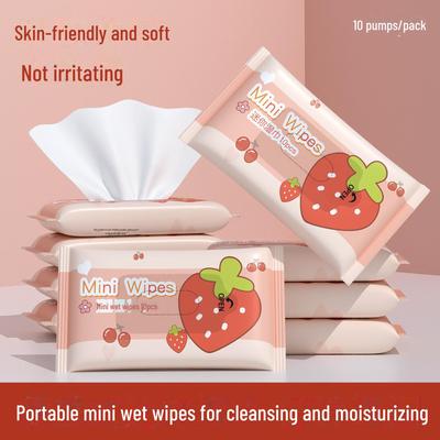 Infant Hand & Mouth Cotton Soft Wet Wipes - Gentle Clean for Baby