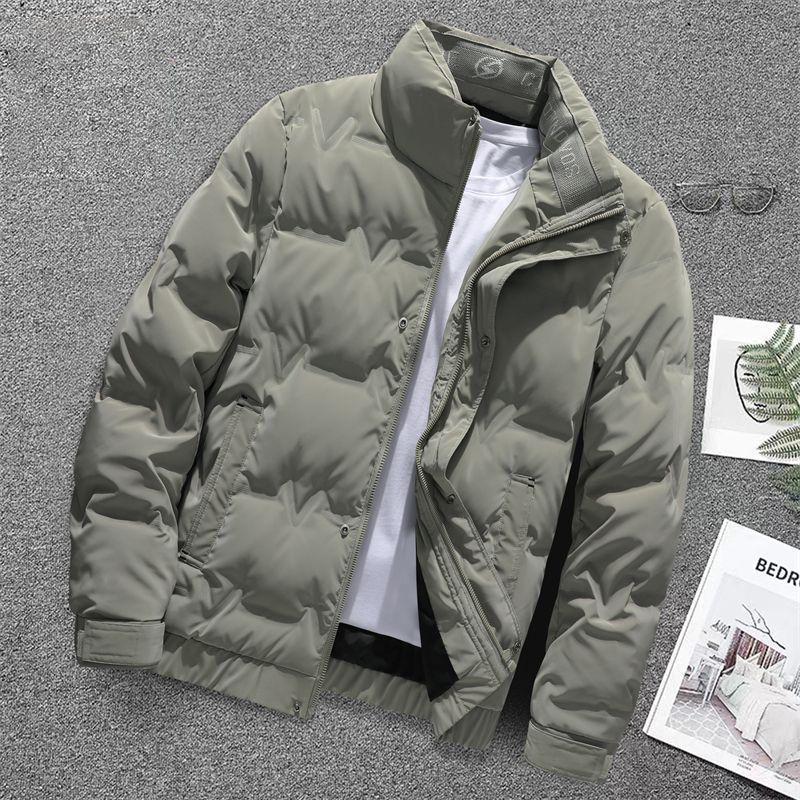 

Мужская зимняя куртка пуховик со стойкой - Короткая, Толстая, Приталенная и Легкая 5XL (165-180 jin)