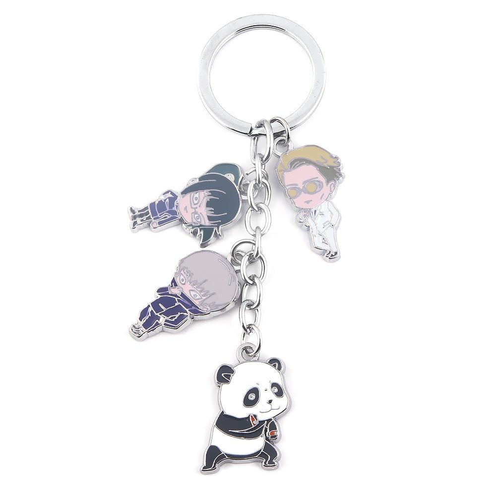 Jujutsu Kaisen Keychain With Cartoon Characters For Gift And Travel Souvenirs