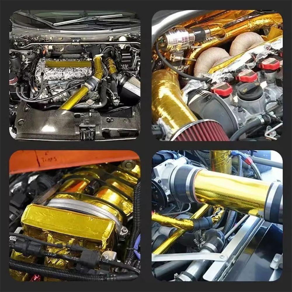 50mmx10M/50mmx5M Insulation Shield Wrap Tape High Temperature Heat Bandage Tape