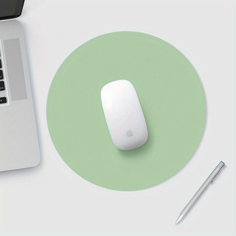 

Круглый коврик для мыши, односторонний одноцветный универсальный нескользящий коврик, коврик для мыши, подходящий для ноутбука, офисного игрового коврика для мыши светло-зеленый