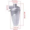 Vacuum Cleaner Dust Collector High Efficiency Cyclone Powder Filter for Turbine Separation Capture Vacuum Cleaner Access
