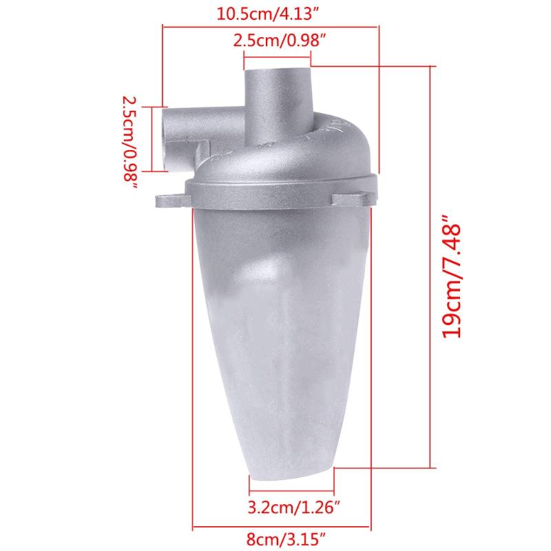 Vacuum Cleaner Dust Collector High Efficiency Cyclone Powder Filter for Turbine Separation Capture Vacuum Cleaner Access