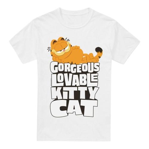 Garfield Movie Mens Lovable Kitty Cat T-Shirt