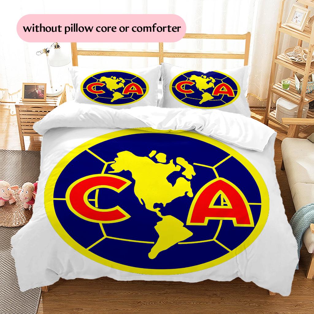 Club America Pattern Bedding Home Decoration Birthday Gift (1 * Duvet Cover + 2 * Pillowcase, Without Core)