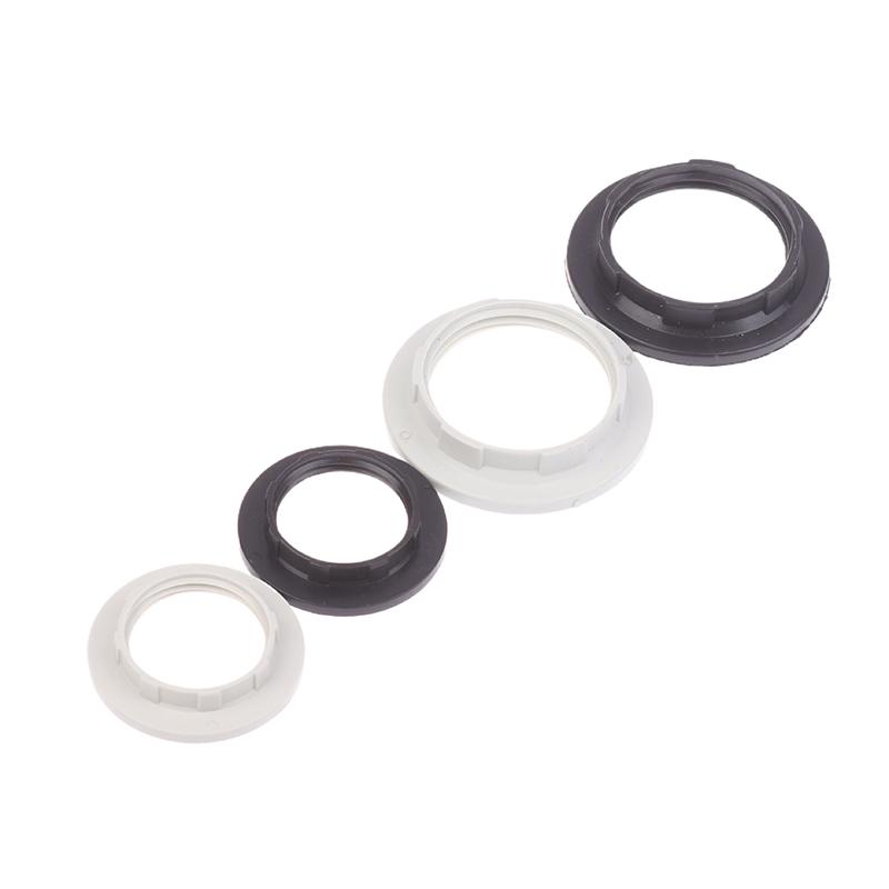 Light Socket Rings 10Pcs E14 E27 Threaded Lamp Socket Rings Pack E12 E26 Lock Lamp Shade Rings For Standard Base Lamp Holder