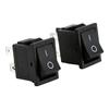 2 Position 4 Pin High Power Rocker Button Switches LED Toggles Rocker Switches for Electric Cookers and Audios Systems