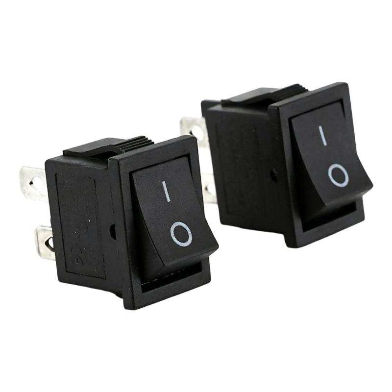 2 Position 4 Pin High Power Rocker Button Switches LED Toggles Rocker Switches for Electric Cookers and Audios Systems