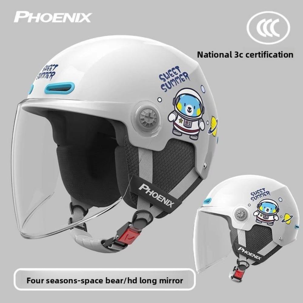 Children's Electric Car Helmet Motorcycle Helmet Cartoon Half Helmet Summer Helmet Four Seasons Helmet
