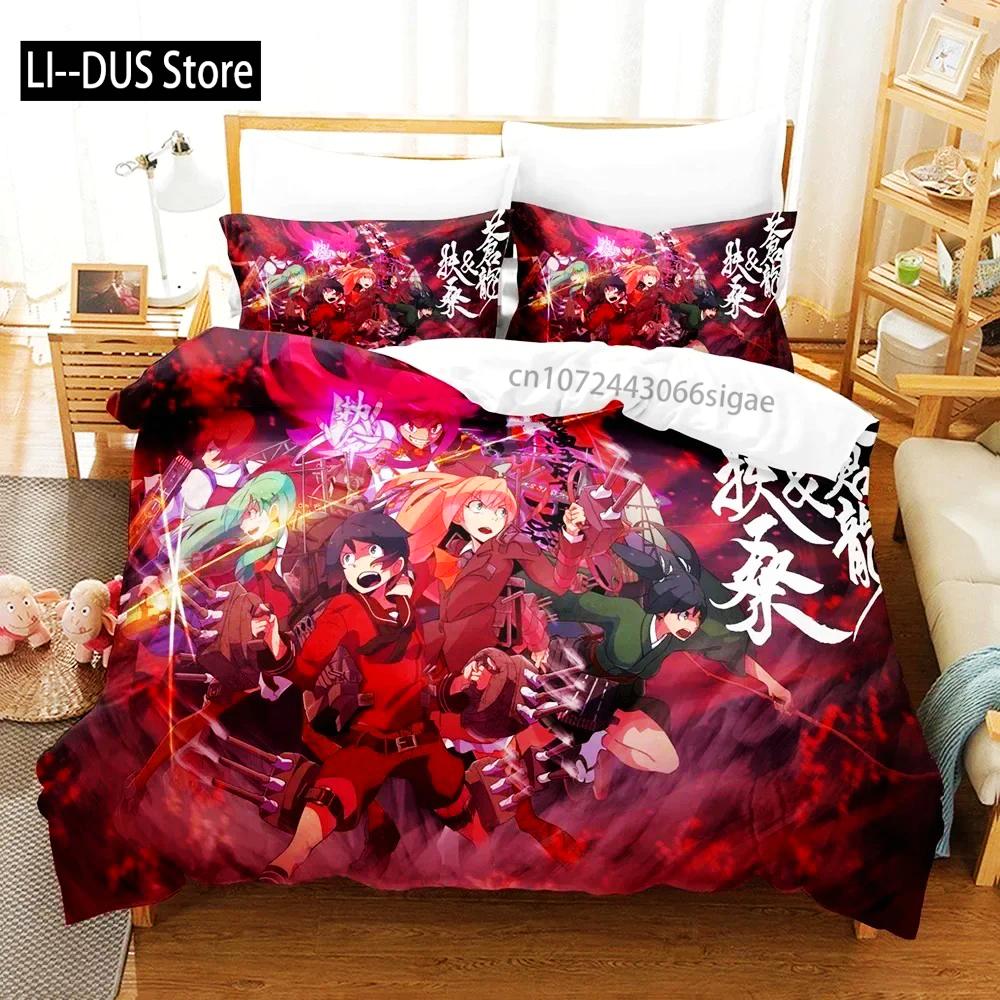 3D Anime - Kantai Collection Bedding Set Single Twin Full Queen King Size Bed Set Adult Kid Bedroom Duvet Cover Bed Sheet Set