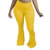 Herbst Damen Mode Sexy Lange Hosen Lässig Schlank Fitness Einfarbige Skinny Weit Ausgestellte Hosen