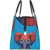 Portable Insulated Lunch Bag Elephant Glasses Armenian Flag Tote Bento Bag for Office School Hiking Beach Picnic Fishing