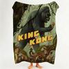 Movie K King K Kong Throw Flannel Throw Blanket Suitable for Sofa Living Room Bedroom