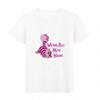 Wounisex T-Shirt Classic Cheshire Cat Print Black Summer Tops Y2k Fashion T Shirt We're All Mad Here Trip Clothes