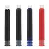 Replaceable Calligraphy Fountain Pen Cartridges, 3.4mm, Posture Correction, Blue/Black/Red Ink