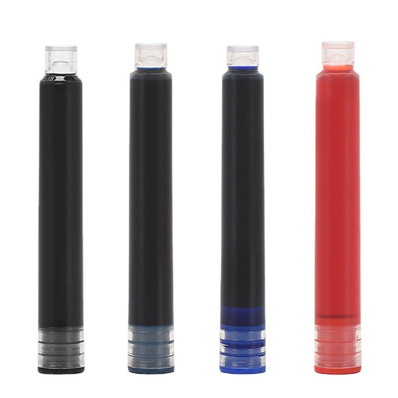 Replaceable Calligraphy Fountain Pen Cartridges, 3.4mm, Posture Correction, Blue/Black/Red Ink