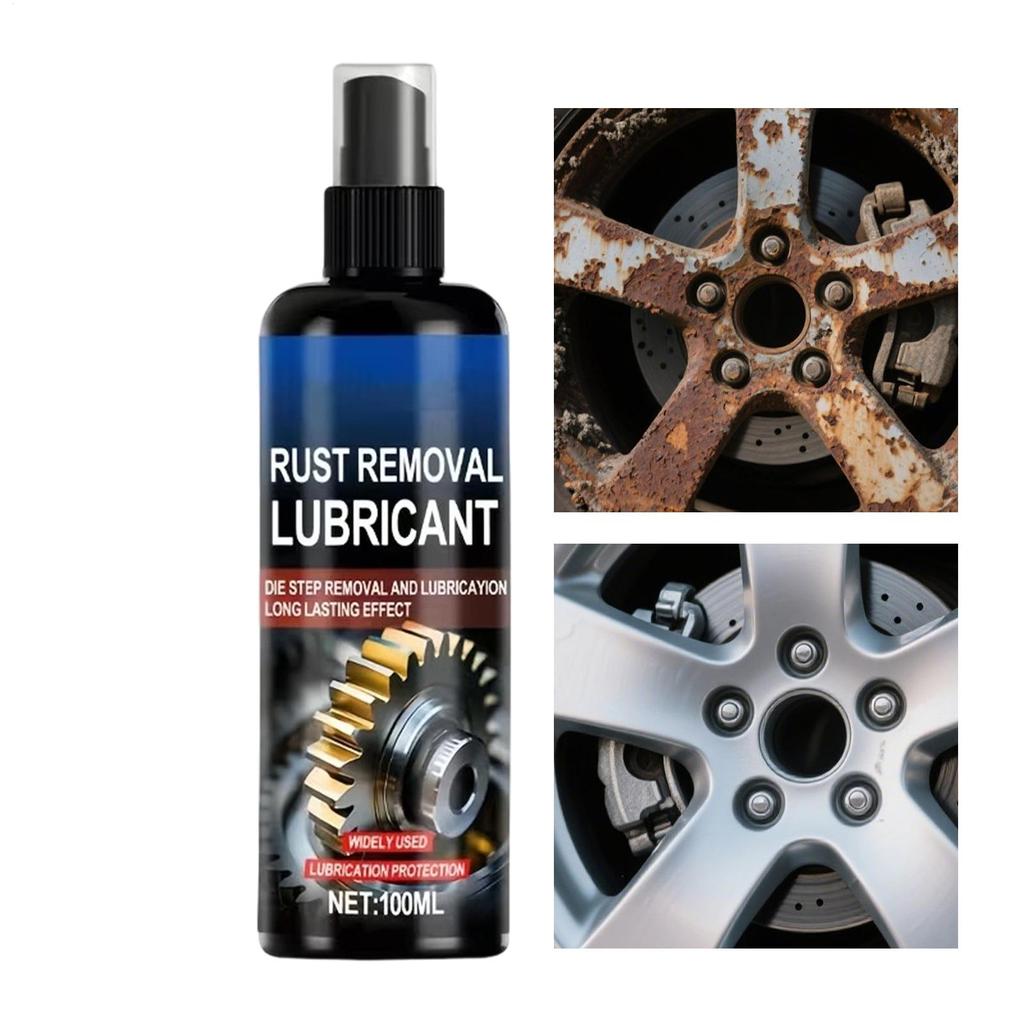 Rust Remover Restore Shine Lubrication 100ml Vehicles Metal Rust Remover for Equipment Maintenance Hinges Chassis Bolts Bicycle