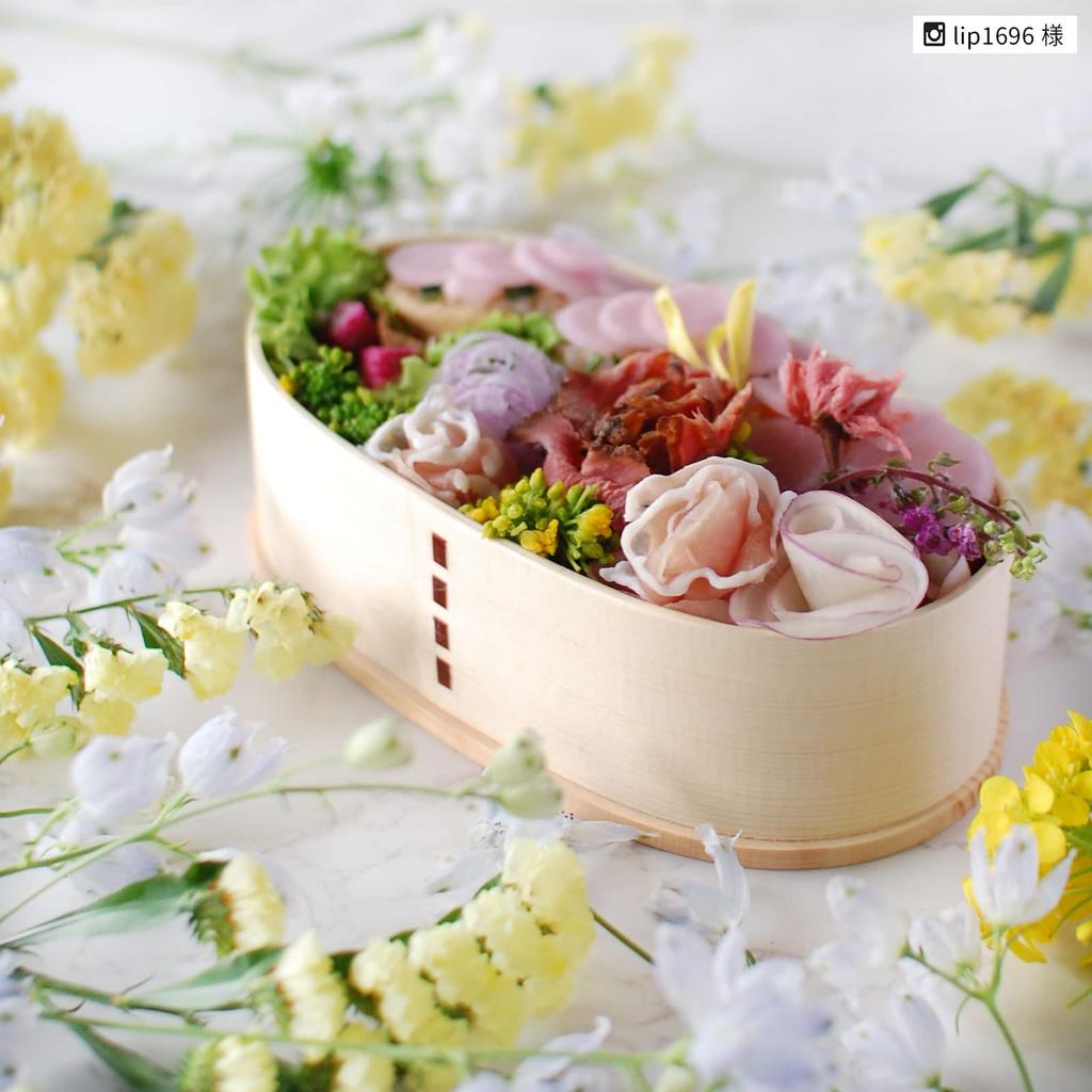 Magewappa Bento Single 570cc Box, Oval, Plain, Tier, White,