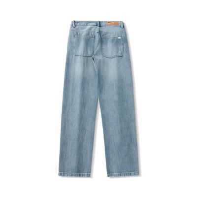 Koreanische Version von Loose Washed Jeans Herren Neue Straight-Version von Hochwertigen Hosen Im Sommer