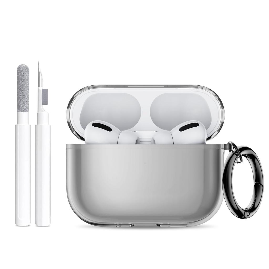 2025 for Airpods Pro 3 Case Clear Glitter Sparkle Bling Case for Airpods Pro 3 Case Cover with Cleaning Kit for Airpods Pro 3