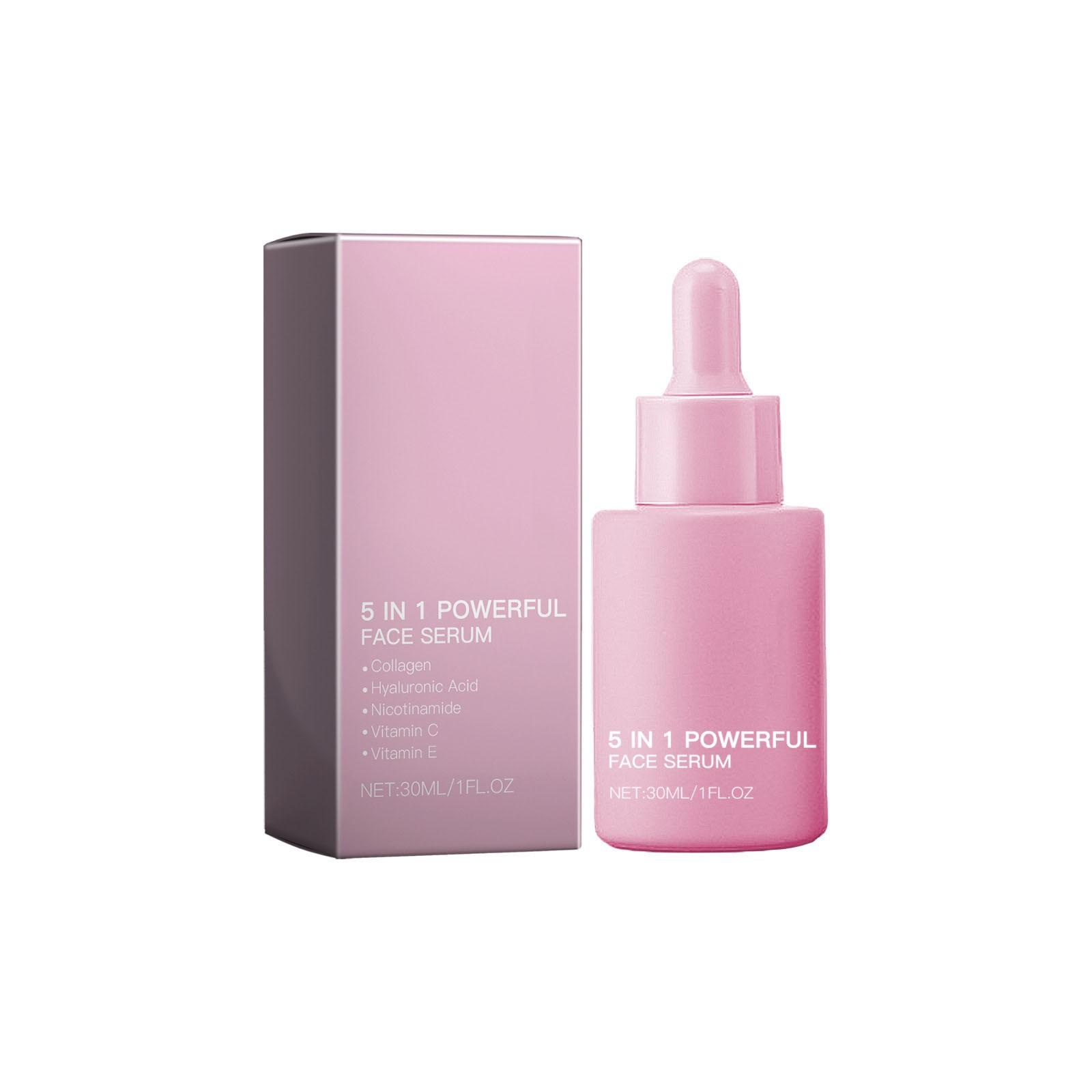 

Увлажняющая сыворотка 5 в 1, увлажняющая, укрепляющая, восстанавливающая эластичность кожи лица, фиксирующая влагу и осветляющая сыворотка 30 мл One Size