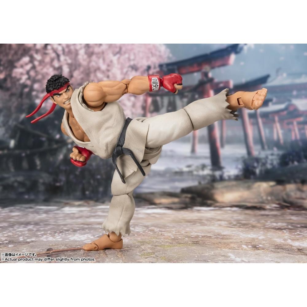 SHFiguarts Street Fighter Ryu -Antrekk 2- Ca. 150 mm PVC- og ABS-malt bevegelig figur