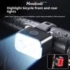 Bicycle Night Riding Lights Lighting Headlights Brake Warning Mountain Road Bicycle Rear Tail Lights Cycling Equipment Accessories