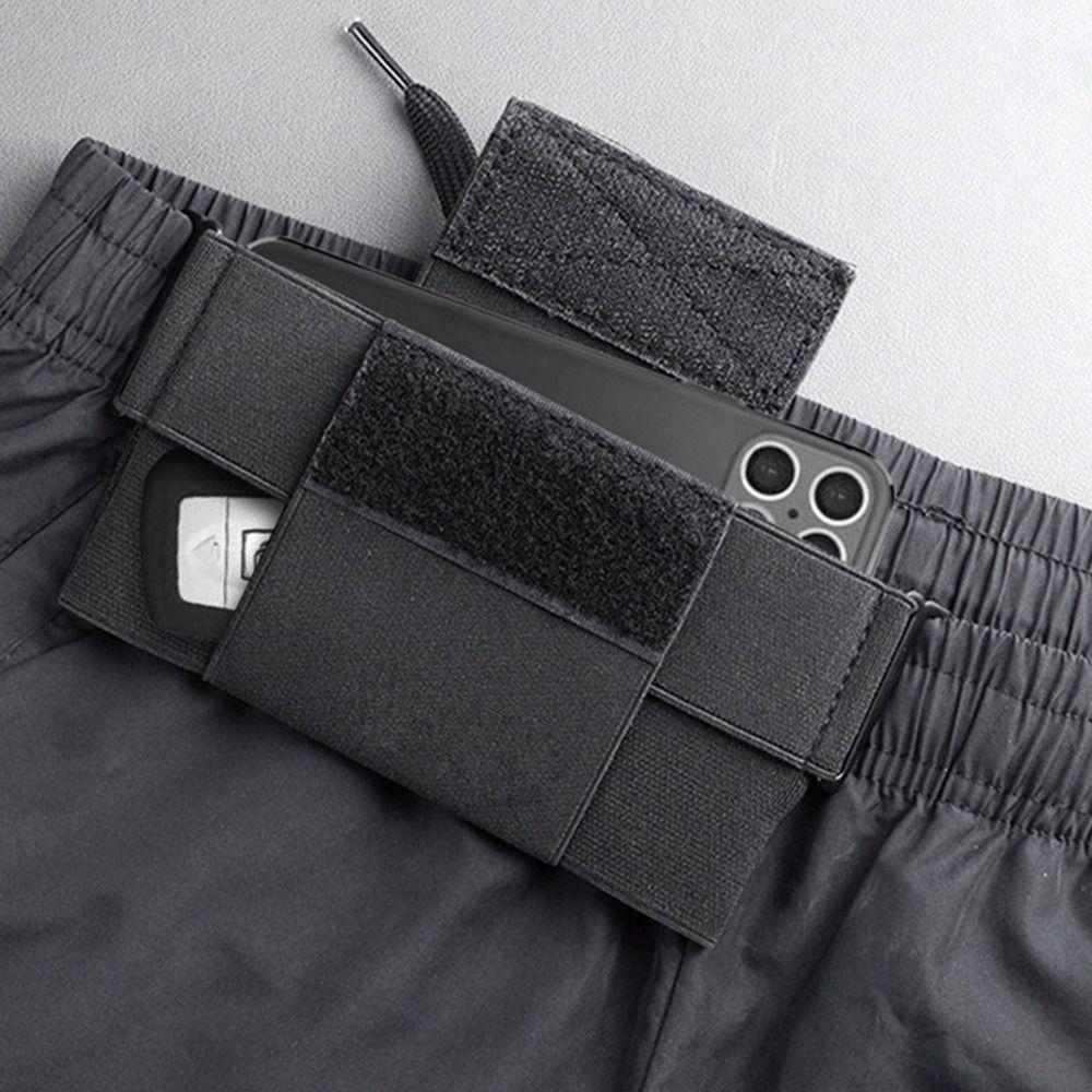 Durable Invisible Waist Belt Bag Portable Black Waist Bag Sport Belt Bag Sport