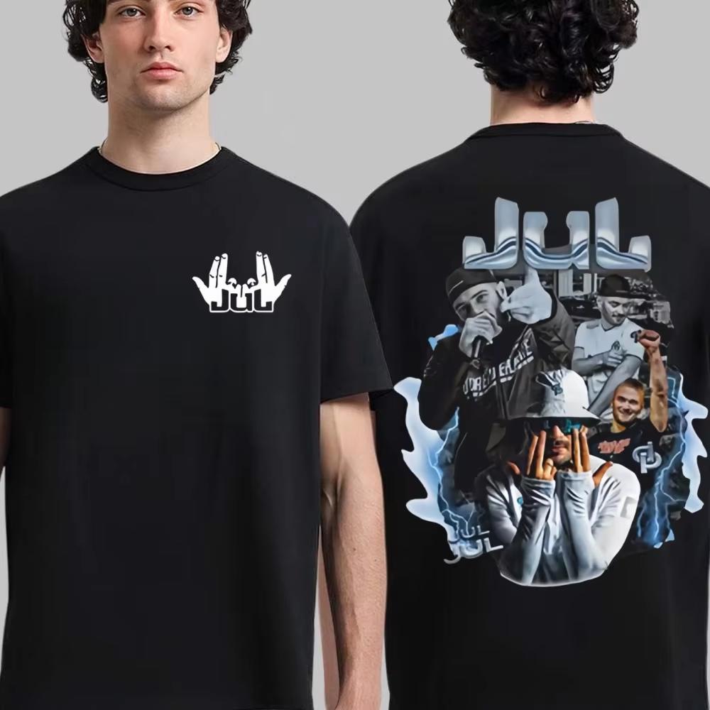 Jul Rapper 2026 New Bestseller Men Women Cotton Y2k Album Graphic Printed Hiphop Style Shirt Short Sleeve Casual Clothing 4XL