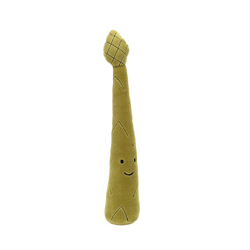 

JELLYCAT Fun Food Series Fresh Vegetables Asparagus Doll Plush Doll 24cm Tall спаржевый
