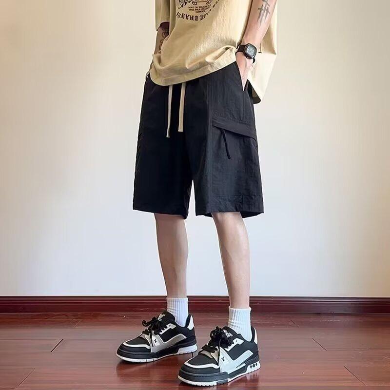 Summer New Shorts Men's Trendy Brand Thin Design Sense Niche Loose Large Size Sweatpants