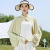 Sunscreen Shawl Women's Summer Shade Driving Cycling Air Conditioning Shirt Blouse Cloak Breathable Loose Long Sleeve Ice Silk Jacket