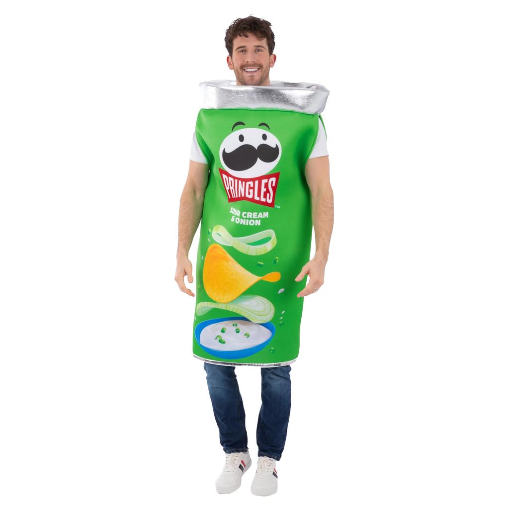 Pringles Unisex Adult Sour Cream & Onion Can Costume