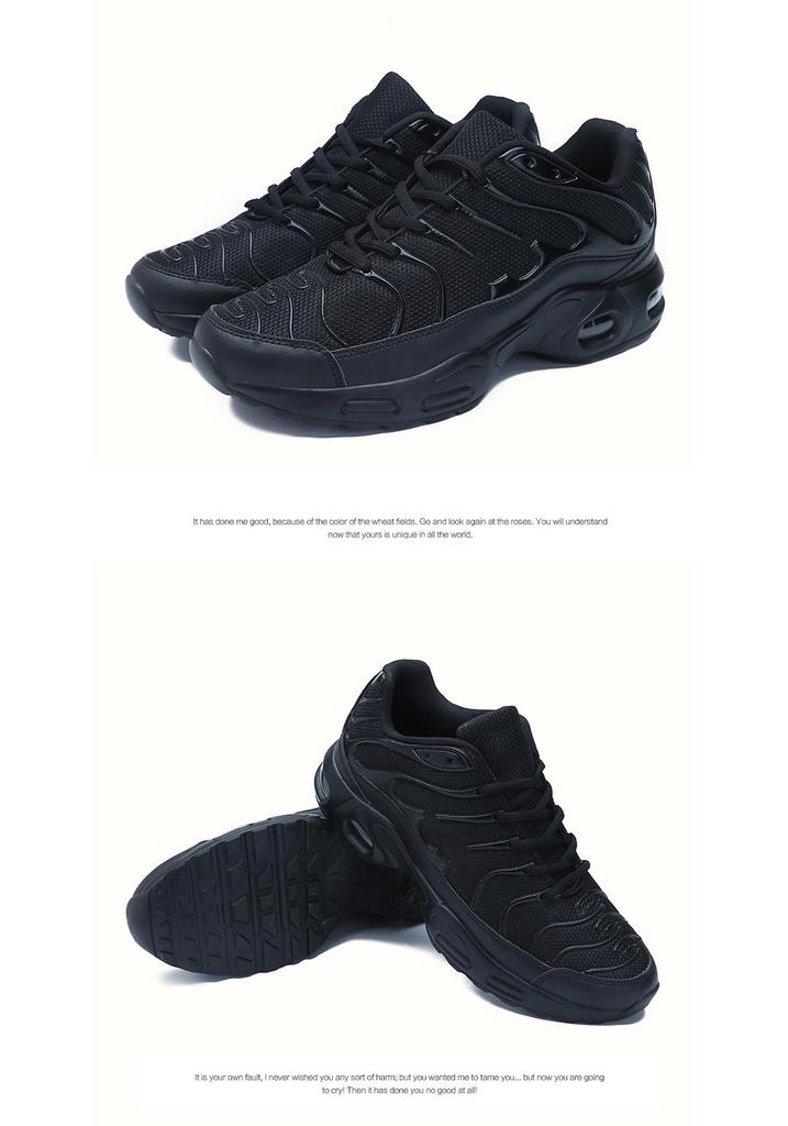 Four Seasons Men's Plus Size Trendy Mesh Air Cushion Sports Shoes - Size 47 (Model 0138)