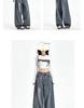 Wide-Leg American Style Retro Jeans for Women - Spring/Autumn 2026 Collection - Relaxed Fit, Baggy, and Floor-Length