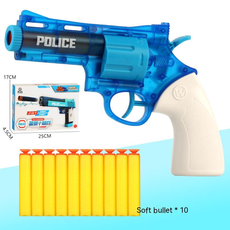 

Дитячі іграшки Пістолет Іграшки для зняття стресу Пістолет Револьвер 2 В 1 Пістолет з м якими кулями Іграшка-револьвер для підвішування Подарунки для дітей
