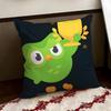 APP DDuolingo Cushion Cover Reversible Soft Durable Pillow Cover Home  Car MultiScene Use for Daily Comfort
