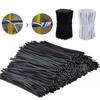 1000 Stück Metalldraht-Kabelbinder Wiederverwendbarer Kunststoff-Kabelorganizer Wiederverwendbare Twist-Ties Bündelung für den Garten