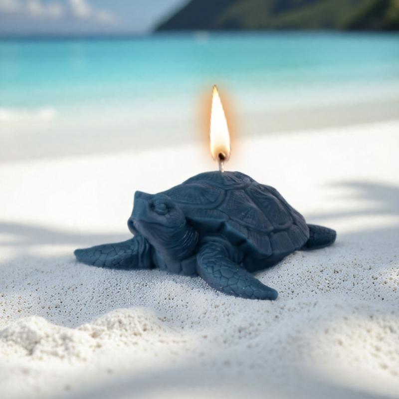 Tortoise Statue Silicone Candle Molds Tortoise Figurine Silicone Molds for Epoxy Resin Candle Soap Cement Silicone Molds