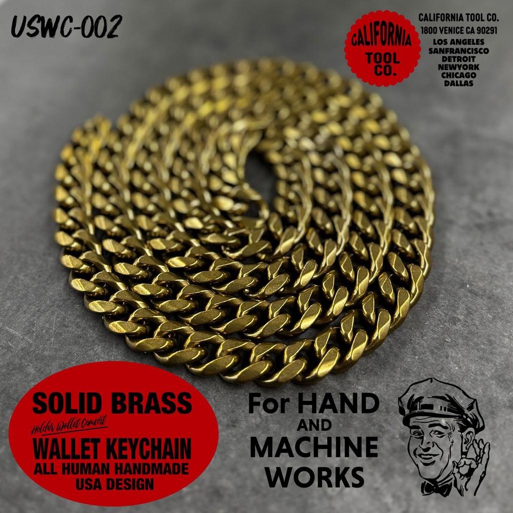 Short Type Brass Wallet Chain Hook; USWC-002S