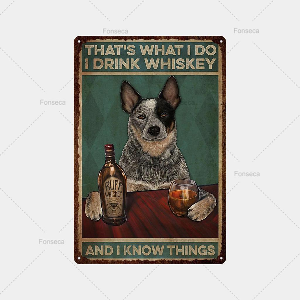 Mfoever Animal Inspirational Slogan Metal Sign Vintage Tin Sign Metal Vintage Bar Vintage Wall Decoration Bar Club Man Cave Metal Poster